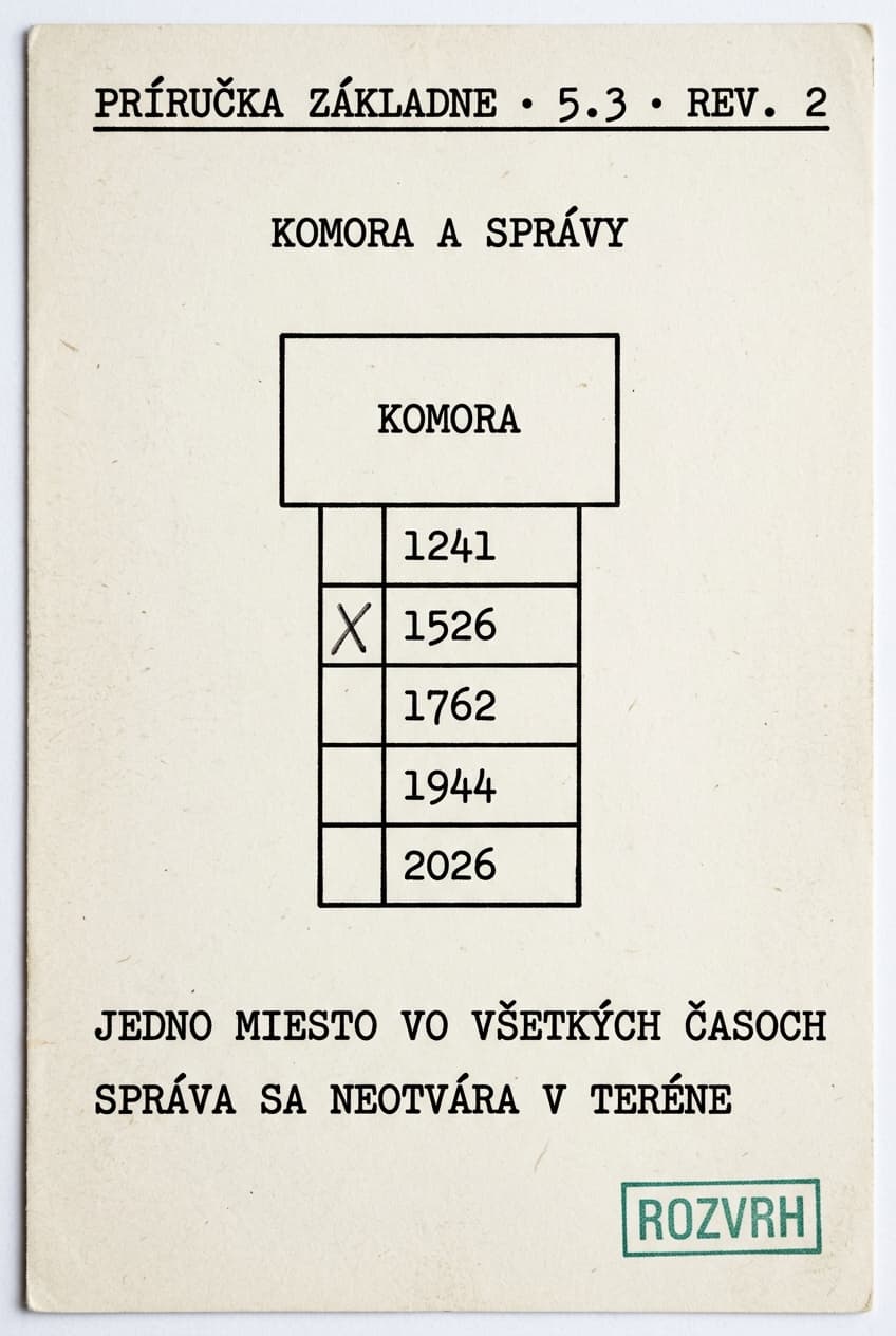 Predpis 5.3 Komora a správy
